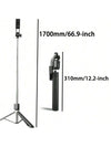 Trépied selfie stick Bluetooth 2-en-1 pour smartphone
