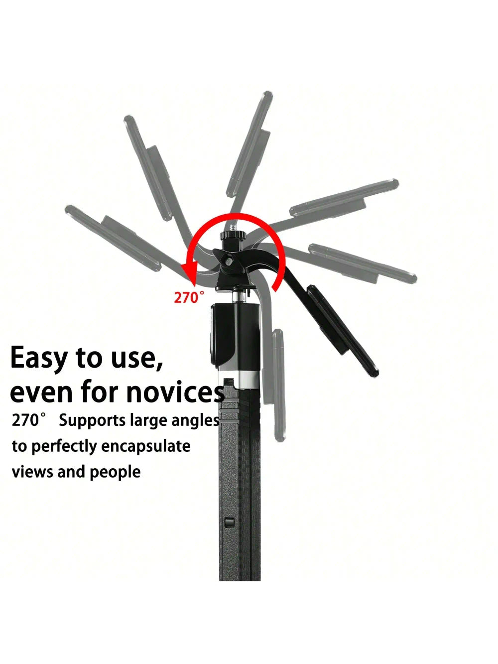 Trépied selfie stick Bluetooth 2-en-1 pour smartphone