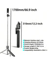 Trépied selfie stick Bluetooth 2-en-1 pour smartphone