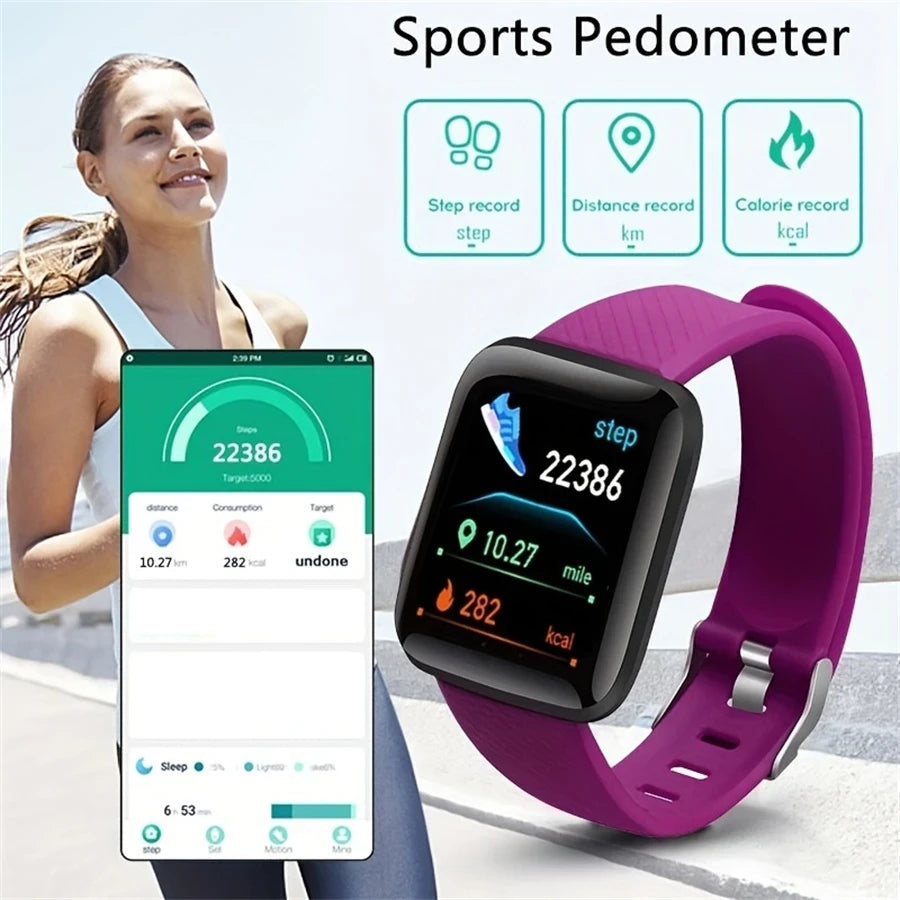 Montre Connectée Y68 / 116plus – Fitness, Sommeil & Musique