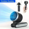 Mini Ventilateur Portable 3-en-1 – 5 Vitesses, Rechargeable USB
