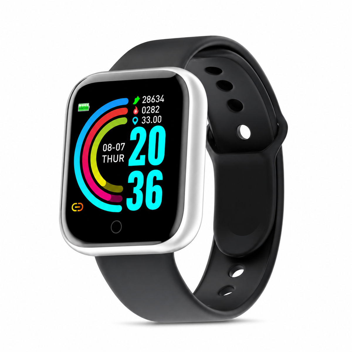 Montre Connectée Y68 / 116plus – Fitness, Sommeil & Musique