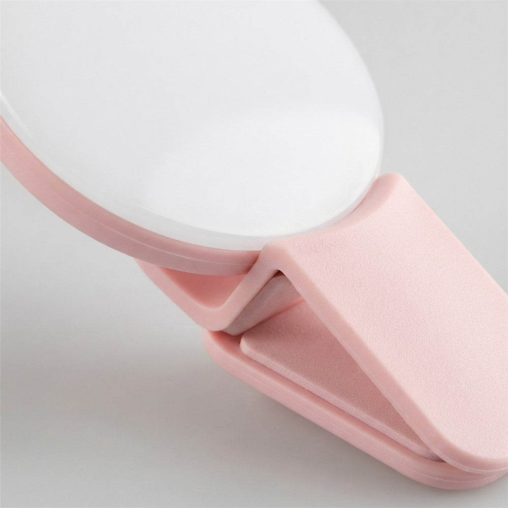 Lampe selfie LED portable à clip pour smartphone